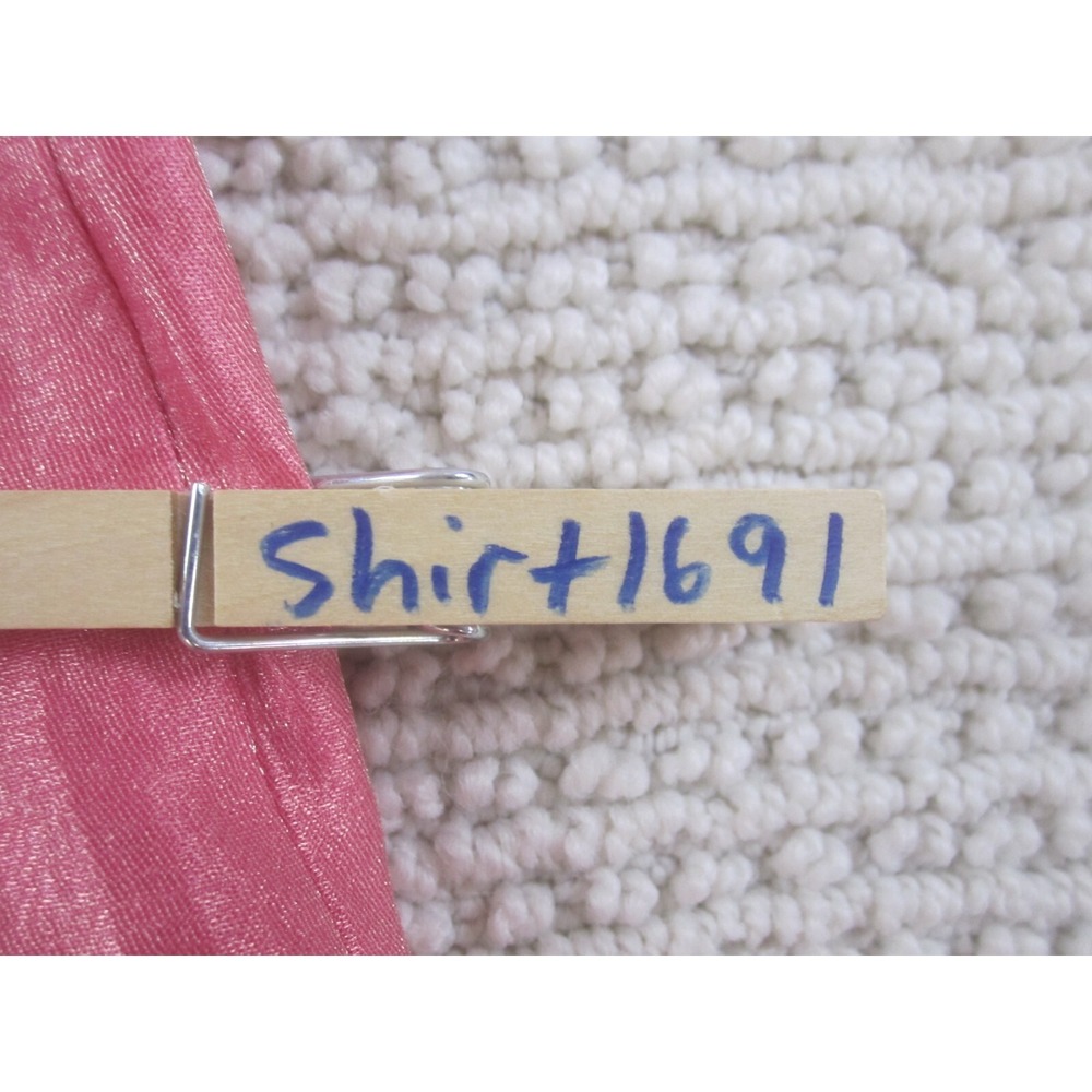 Ruby Rd. Vibrant Pink Button Down Blouse - Picture 7 of 7